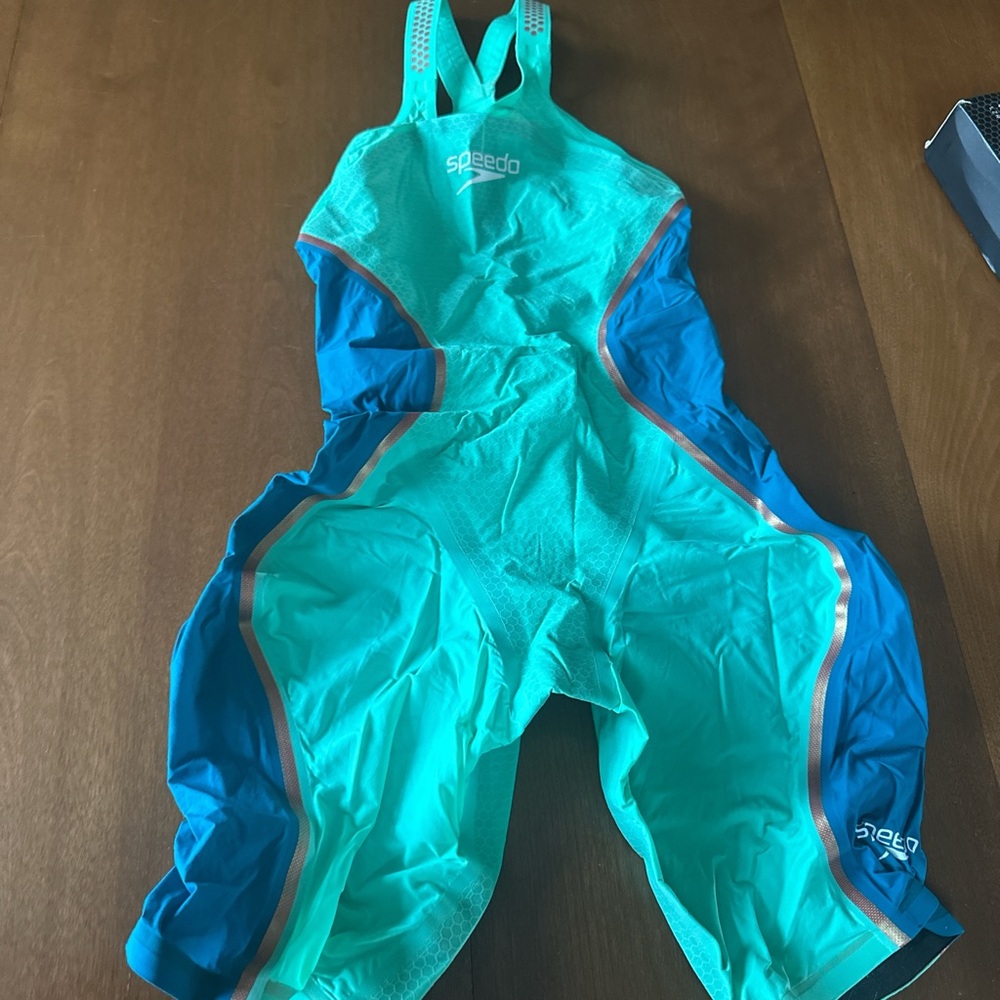 Speedo Aqua and Blue Swimsuit